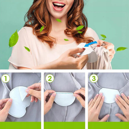 Wkładki Antypotowe Przeciwpotowe Wkładki Pod Pachy Ochrona Białe