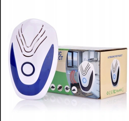 ULTRADŹWIĘKOWY ELEKTROMAGNETYCZNY ODSTRASZACZ GRYZONI MYSZY SZCZURÓW OWADÓW