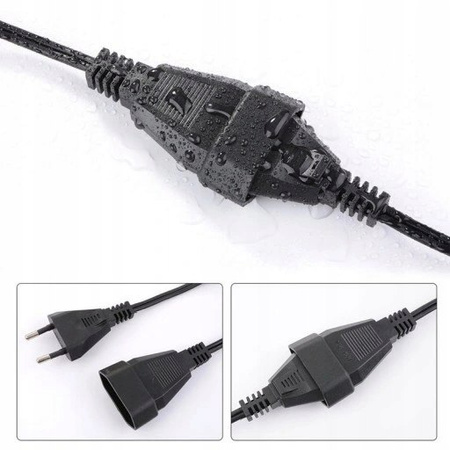 GIRLANDA CHOINKOWA LAMPKI CHOINKOWE OGRODOWE 15M WISZĄCE KULE 50 SZTUK