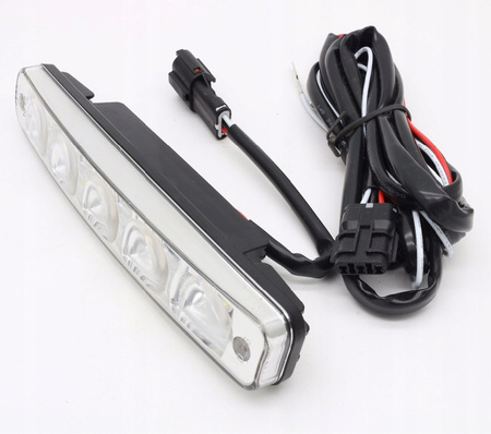 ŚWIATŁA DZIENNE DO JAZDY W DZIEŃ 5 LED DRL UNIWERSALNE 12V
