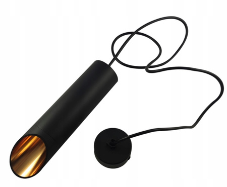 Lampa wisząca czarno-złota 30 cm , powystawowa