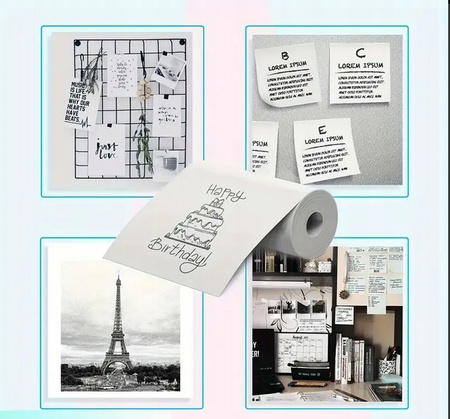 Wielofunkcyjna drukarka termiczna mini drukarka