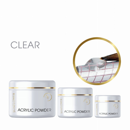 Przeźroczysty Puder Akrylowy  "Satyna" Clear 90g