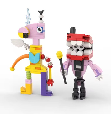 KLOCKI KONSTRUKCYJNE The Amazing Digital Circus ZESTAW 7 FIGUREK 388EL