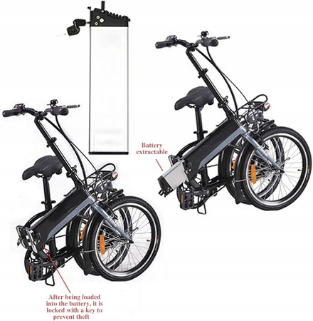 Bateria/akumulator litowo-jonowy Bezior 10,5 Ah 24 V ShengmiloFIIDO