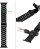 Pasek Tasikar do Apple Watch 3 42mm, Watch 2 42mm, Watch 1 42mm 38mm czarny