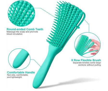 Elastyczna Szczotka Do Rozczesywania ? Regulowana, Lekka, Turbo Wygodna!