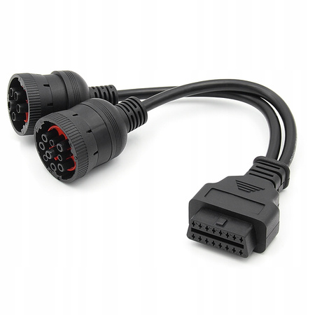 Adapter Diagnostyczny Przejściówka OBD2 do 6Pin J1708 9Pin J1939