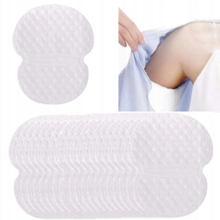 Wkładki Antypotowe Przeciwpotowe Wkładki Pod Pachy Ochrona Białe