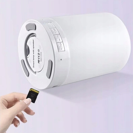 LAMPKA NOCNA Z GŁOŚNIKIEM BLUETOOTH, DOTYKOWA LAMPKA NOCNA, 6 KOLORÓW
