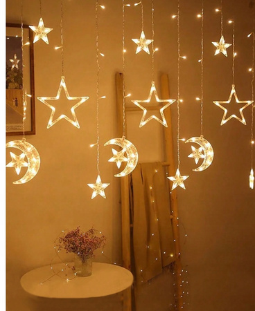 Girlanda LED Gwiazdki i Księżyce