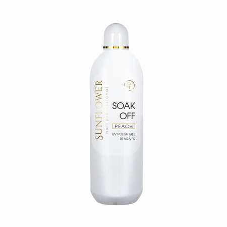 Soak Off UV Gel Remover 500 ml - Zmywacz Lakieru Hybrydowego  Brzoskwinia