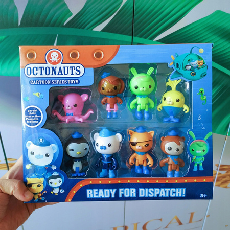  Figurki OKTONAUCI Octonauts Zestaw Figurek z bajki 8 szt.