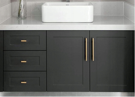 Uchwyt meblowy złoty reling 155/250 mm 1 szt. uchwyty do szafek frontów