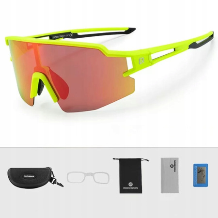 Okulary rowerowe / sportowe z polaryzacją ROCKBROS UV400 (10178)