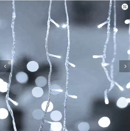 Kurtyna świetlna LED 4M ? ZIMNY BIAŁY