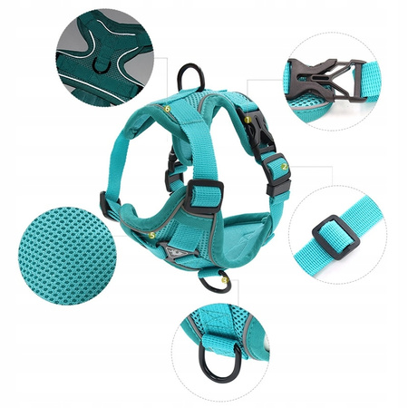 Szelki dla kota / psa WYGODNE BEZUCISKOWE S