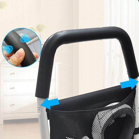 PORĘCZ UCHWYT BARIERKA DO ŁÓŻKA REGULOWANA MOCNA do 150kg dla seniorów