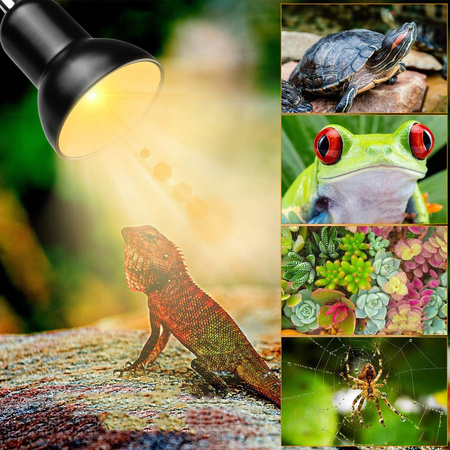 LAMPA GRZEWCZA DLA ŻÓŁWIEM, TERRARIUM LAMPA GRZEWCZA DO AKWARIUM E27 25 W