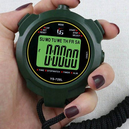 PROFESJONALNY STOPER TRENINGOWY WIELOFUNKCYJNY STOPER PODŚWIETLONY TIMER