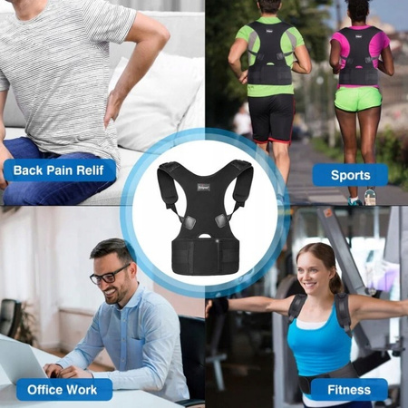 KOREKTOR WAD POSTAWY PROSTE PLECY ODDYCHAJĄCY UNIGEAR S