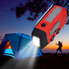 Radio awaryjne z korbką panelem solarnym latarką LED powerbank, powystawowe