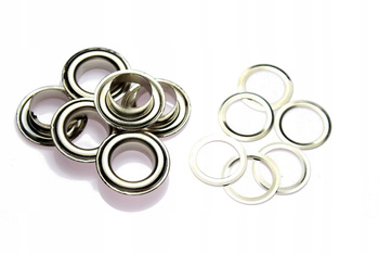 Oczka okrągłe fi15 do plandek i banerów 80szt 15mm