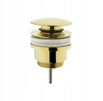 Korek do umywalki Klik-Klak Złoty