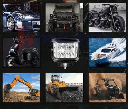 LAMPA ROBOCZA PANEL LED ZESTAW 2 SZT 45W CUBE SILNY