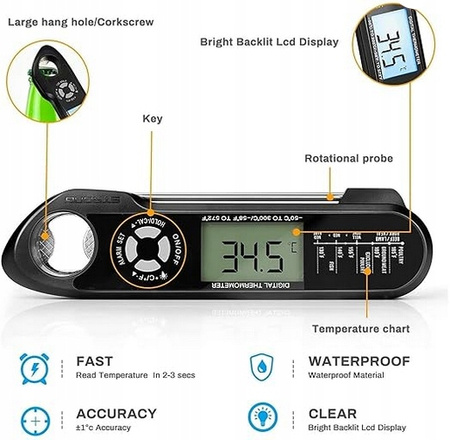 Termometr do mięs cyfrowy termometr do gotowania