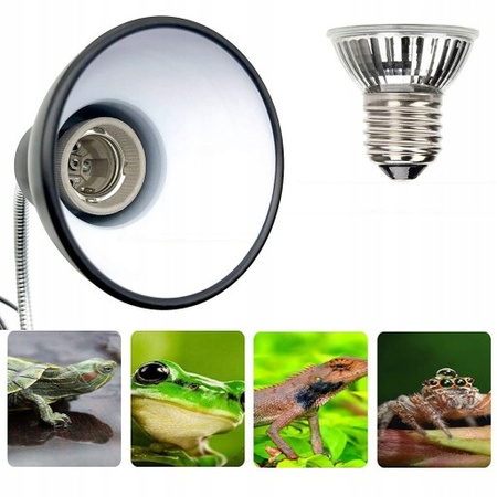 LAMPA GRZEWCZA DLA ŻÓŁWIEM, TERRARIUM LAMPA GRZEWCZA DO AKWARIUM E27 25 W