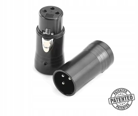 Złącze 3 piny (Connector) XLR pod kątem prostym – model X301
