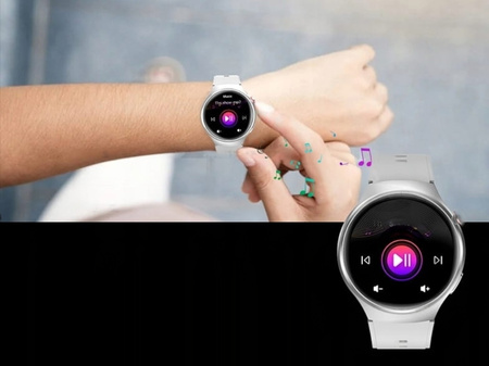 SMARTWATCH ZEGAREK POMIAR CUKRU SPORT BUDZIK ROZMOWY 2 PASKI NFC