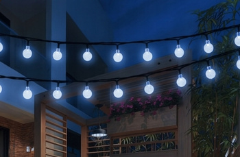 GIRLANDA OGRODOWA 22m 200 LED Świetlna Łańcuch Lampki Ogrodowe