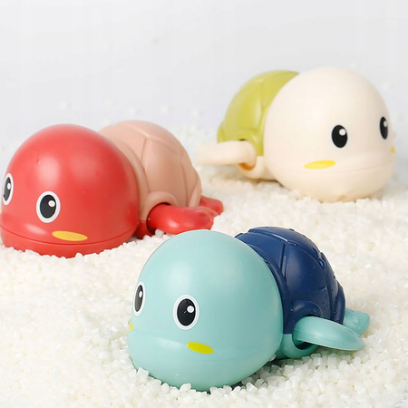 Zabawki do kąpieli 3x żółw + kurczak w jajku