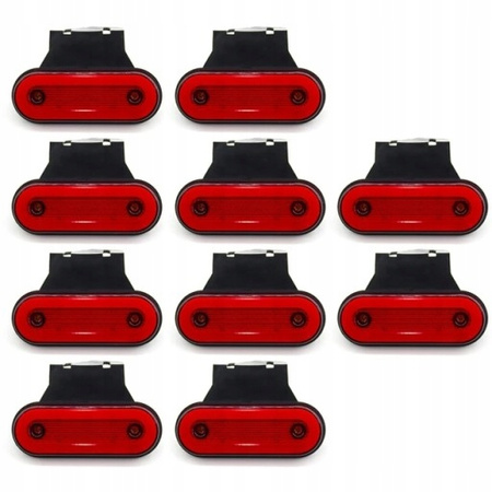 10 SZT LAMPA OBRYSOWA OBRYSÓWKA DIODOWA LED OBRYSÓWKI DO CIĘŻARÓWEK