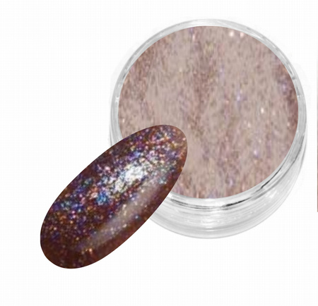 Puder Akrylowy Kolorowy 011 - Brąz Brokatowy - Sugar Effect4g
