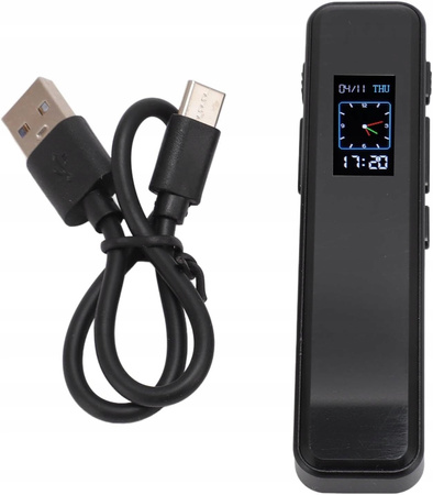 Rejestrator cyfrowy 64GB dyktafon z inteligentną redukcją szumów