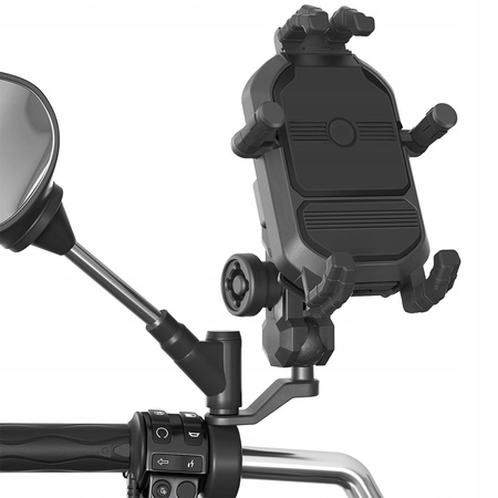 MOTOCYKLOWY UCHWYT NA TELEFON LUSTERKO ŚRUBA RAMY