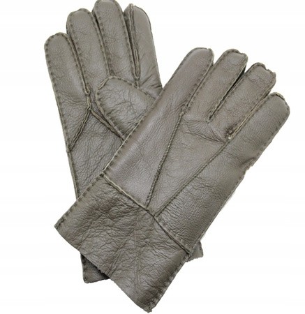 YISEVEN Męskie zimowe rękawiczki skórzane ? Rozmiar M kolor zielony