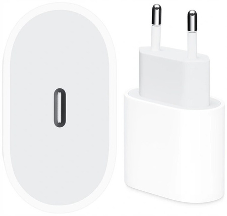 Ładowarka sieciowa USB 3.1 typ C do Apple 3000 mA 5 V do iPhone 20W biały