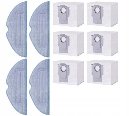 Zestaw akcesoriów do Roborock S7 MaxV Ultra / S7 – 6 worków + 4 ściereczki