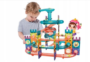 Zestaw magnetyczny Lite Dragon 111 sztuk zestaw - Magic Magnetic Blocks