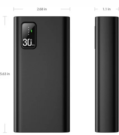 Powerbank TOOSPON 30000 mAh czarny