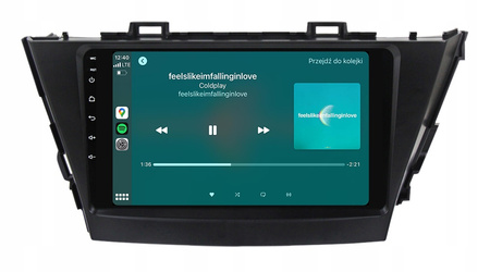 TOYOTA PRIUS+ PLUS RADIO NAWIGACJA ANDROID AUTO CARPLAY MAPY APLIKACJE