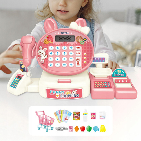 Supermarket Sklep spożywczy wózek na zakupy kasa fiskalna dla Dziecka