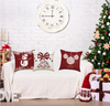 ZESTAW 4 POSZEWEK NA PODUSZKĘ BOŻE NARODZENIE DEKORACJA OZDOBNA 45X45CM