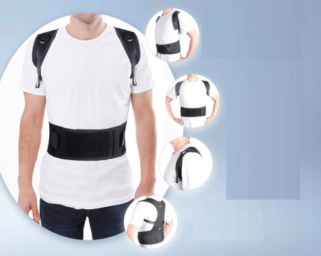 KOREKTOR WAD POSTAWY PROSTE PLECY ODDYCHAJĄCY UNIGEAR S