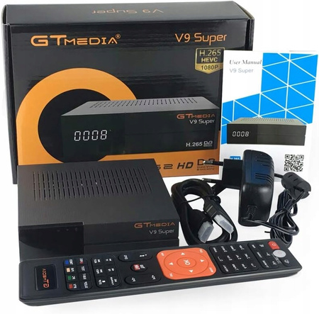 GT Media V9 Super-DVB S2 odbiornik telewizji satelitarnej obsługa Wi-Fi
