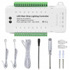 Sterownik schodowy oświetlenia do 16 schodów LED z czujnikami 240W 12V-24V